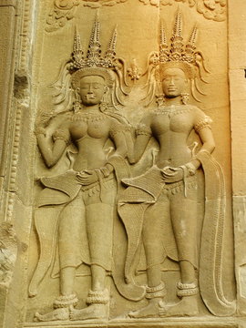 apsaras, cambodge