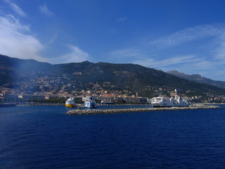 Fototapeta na wymiar Bastia portowe