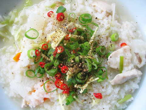 rice soup asian style