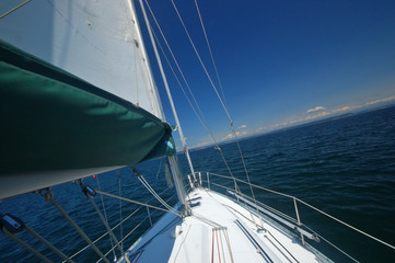 sailing away