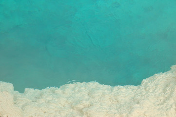 yellowstone geyser abstract