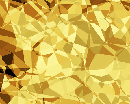 abstract illustration golden fractals