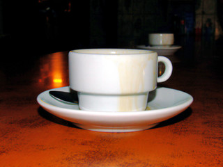 tras el café