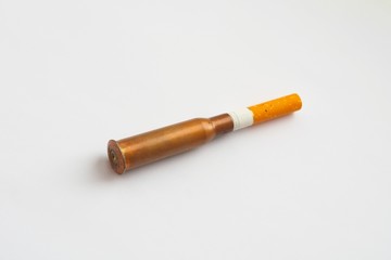 the cigarette kill as bullet