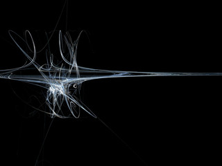 fractal, blue arrow.