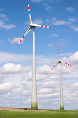 windmills and meadow