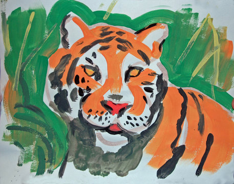  tiger painting