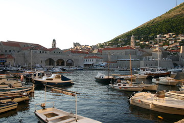 Fototapeta na wymiar Dubrovnik port morski