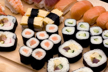 sushi et sashimi