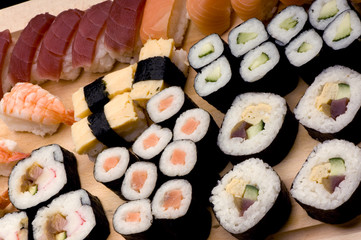 sushi et sashimi