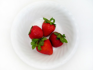 strawberries in bowl