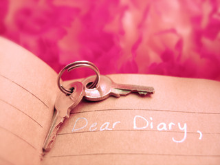 keys and diary