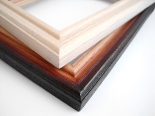 painting frames isolated on white background