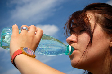 woman drink water #2