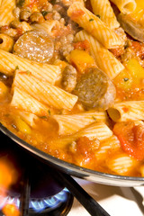 sausage and rigatoni