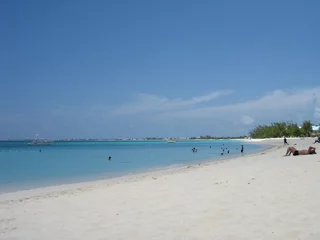 Deurstickers Seven Mile Beach, Grand Cayman zeven mijl strand