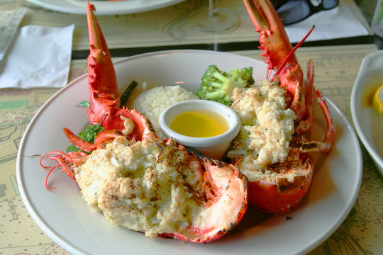 stuffed lobster