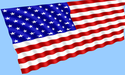 Fototapeta premium flag of the united states of america - usa 010