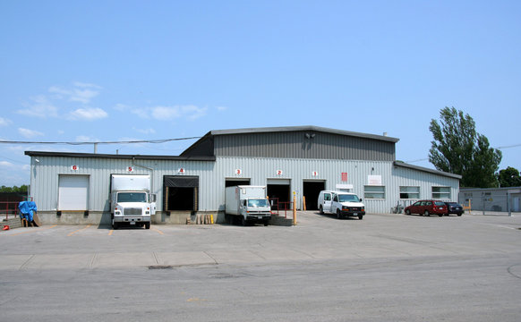 Small Factory And Loading Dock