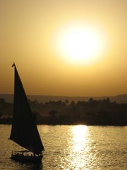 egypte (nil) - coucher de soleil © Philippe Lemoine