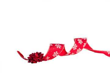 christmas bow and ribbon