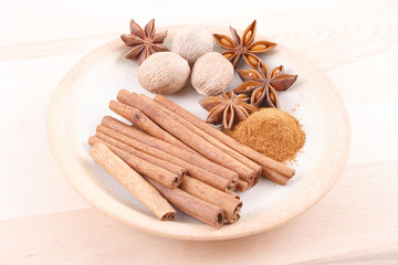 Fototapeta na wymiar aromatic spices