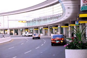 Stickers pour porte Aéroport Terminal