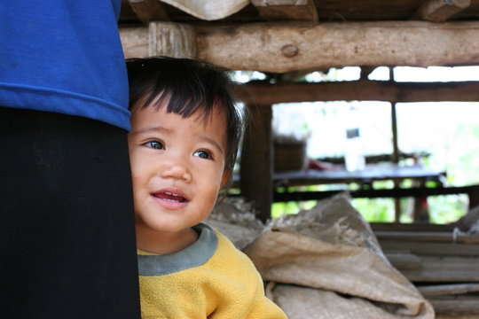 portrait d'enfant akha