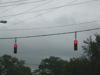 red traffic light
