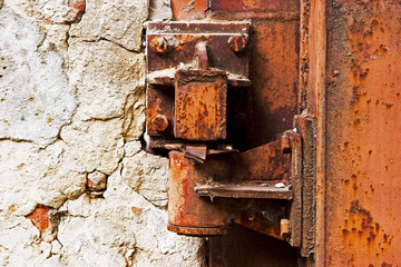 rusty door