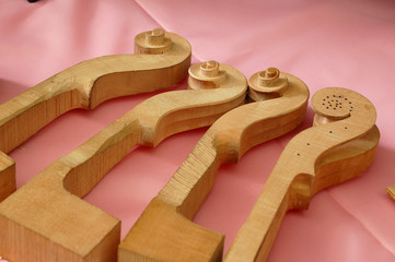 volute d'instrument à corde