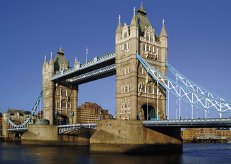 Fototapeta na wymiar Londyn, Anglia, wieża, most,