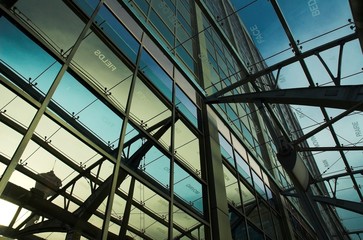 office tower reflections