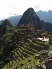 vista of ruins/mountain