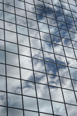 clouds reflected background