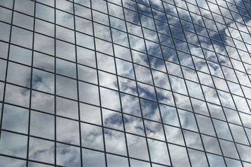 Fototapeta premium clouds reflected background