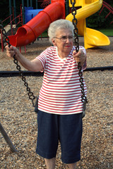 swinging grandmother