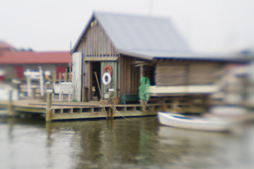 Fototapeta na wymiar chesapeake bay oystermans shack