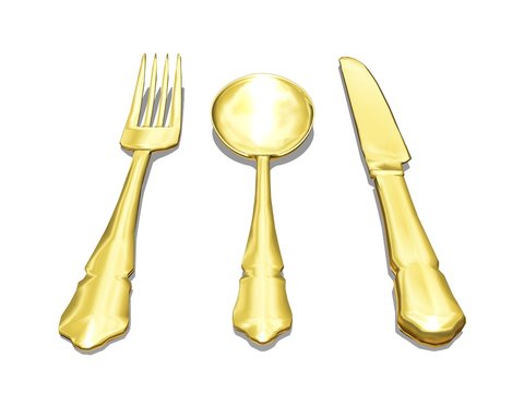 Gold Silverware