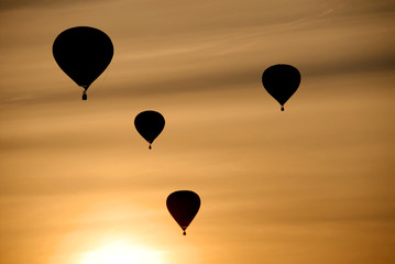 Fototapeta premium hot air balloons