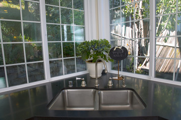 newly remodeled white kitchen