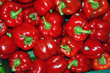 red bell peppers