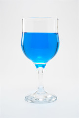 drinking blue