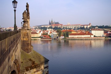 charles bridge and churches