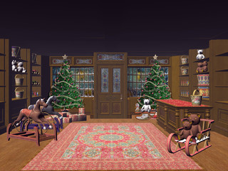 little christmas shop.