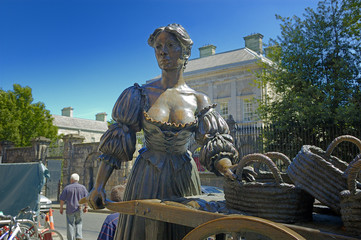 Naklejka premium Pomnik Molly Malone w Dublinie