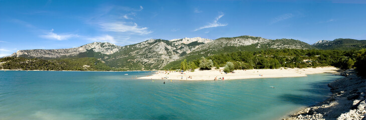 plage du lac de sainte croix