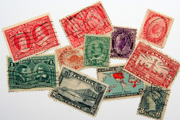 old canadian postage stamps