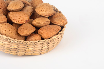 unshelled almonds