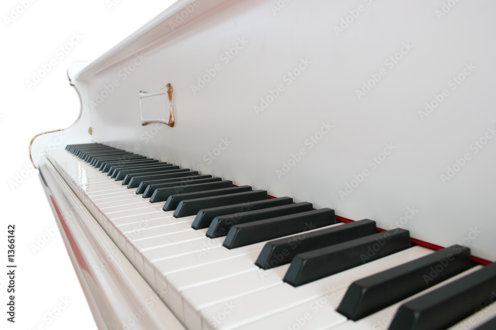 Wall mural piano